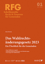 Das Wahlrechts&auml;nderungsgesetz 2023 Ein &Uuml;berblick f&uuml;r die Gemeinden - Robert Stein, Gregor Wenda