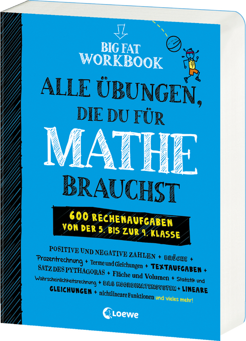 Big Fat Workbook - Alle &Uuml;bungen, die du f&uuml;r Mathe brauchst