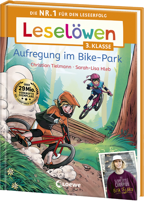 Lesel&ouml;wen 3. Klasse - Aufregung im Bike-Park - Christian Tielmann