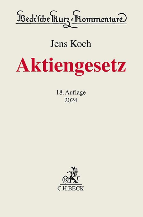 Aktiengesetz - Uwe H&uuml;ffer, Jens Koch