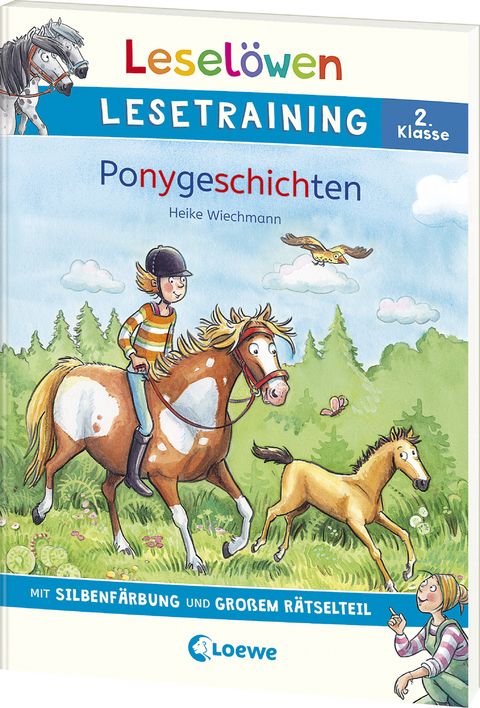Lesel&ouml;wen Lesetraining 2. Klasse - Ponygeschichten - Heike Wiechmann