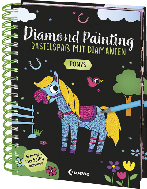 Diamond Painting - Bastelspa&szlig; mit Diamanten - Ponys