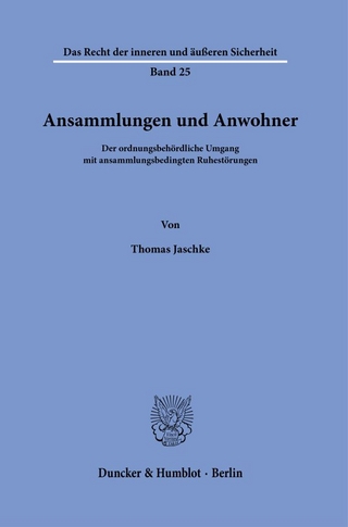 Ansammlungen und Anwohner.