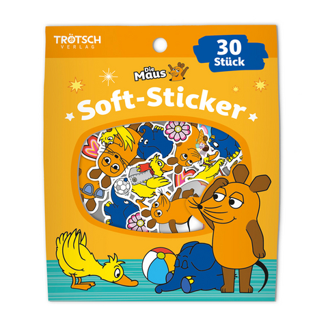 Tr&ouml;tsch Die Maus Soft-Sticker - 