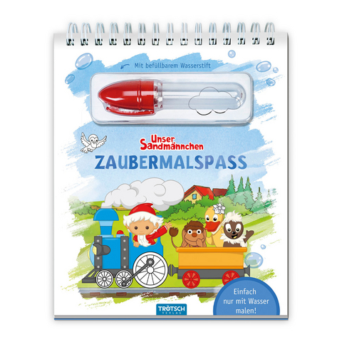 Trötsch Unser Sandmännchen Zaubermalspaß mit Wasserstift - 
