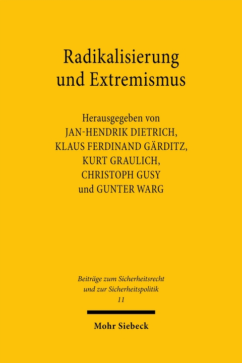 Radikalisierung und Extremismus - 