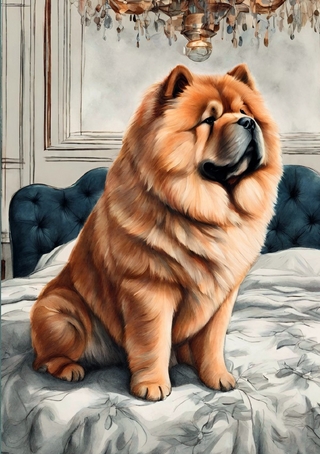 Notizbücher Hund / Chow Chow Notizheft Süßes Hund Notizbuch Journal Tagebuch mit 55 Motivationssprüchen Leben und Hundeliebe Geschenkidee Zauberhafter Luxus Hund