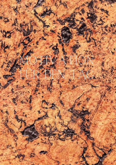 Notizheft mit 55 Zitaten Motivation f&uuml;r den Tag Notizbuch Kork Look Geschenkbuch Journal Tagesbuch Geschenkidee - Notepad Fabrik