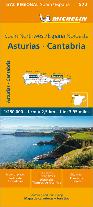 Asturias Cantabria - Michelin Regional Map 572