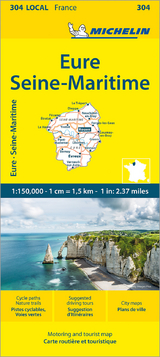 Eure Seine-Maritime - Michelin Local Map 304 - Michelin