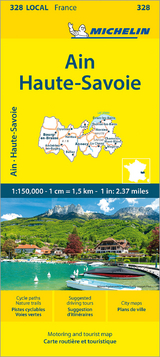 Ain Haute-Savoie - Michelin Local Map 328 - Michelin