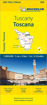 Toscana - Michelin Local Map 358 - Michelin