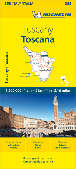 Toscana - Michelin Local Map 358