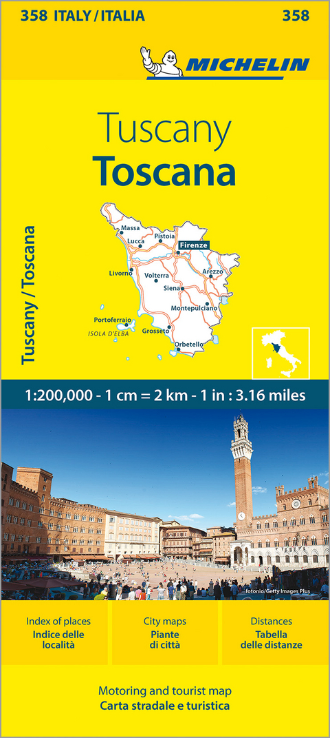 Toscana - Michelin Local Map 358 -  Michelin