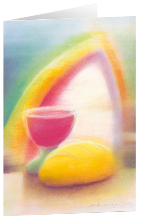 Ich bin das Leben - Kunst-Faltkarten ohne Text (6 Stück) - 