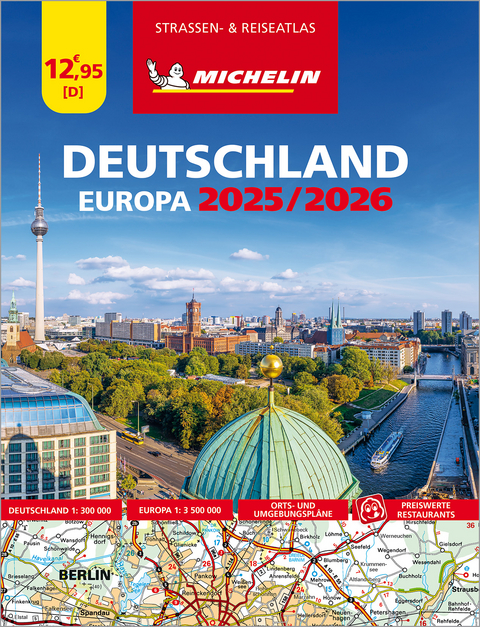 Michelin Stra&szlig;enatlas Deutschland & Europa 2025/2026