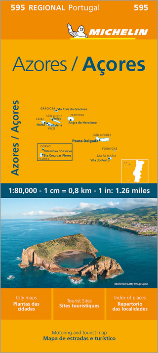 Azores - Michelin Regional Map 595