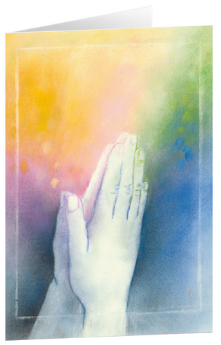 Ich bete für dich - Kunst-Faltkarten ohne Text (6 Stück)