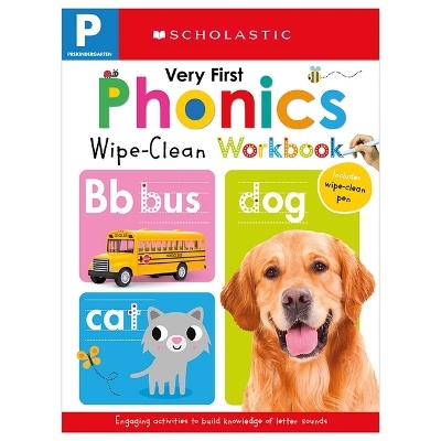 Very First Phonics Pre-K Wipe-Clean Workbook: Scholastic Early Learners (Wipe-Clean) -  Scholastic