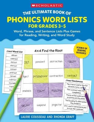 The Ultimate Book of Phonics Word Lists: Grades 3-5