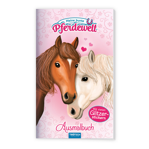 Tr&ouml;tsch Meine bunte Pferdewelt Ausmalbuch - 