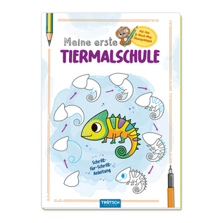 Trötsch Malbuch Meine erste Tiermalschule Chamäleon