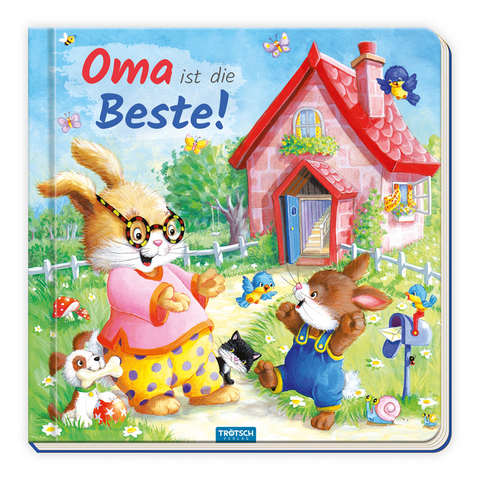 Tr&ouml;tsch Pappenbuch mit Reimen Oma ist die Beste! - 
