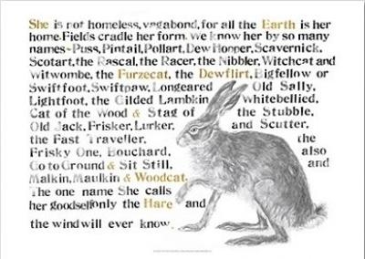 Jackie Morris Poster: Names of the Hare, The - Jackie Morris