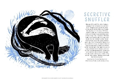 Tom Cox's 21st Century Yokel Poster: Secretive Snuffler - Tom Cox