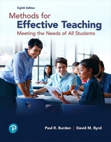 Methods for Effective Teaching - Burden, Paul; Byrd, David