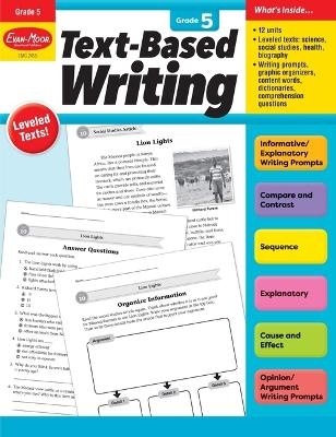 Text-Based Writing, Grade 5 Teacher Resource -  Evan-Moor Educational Publishers