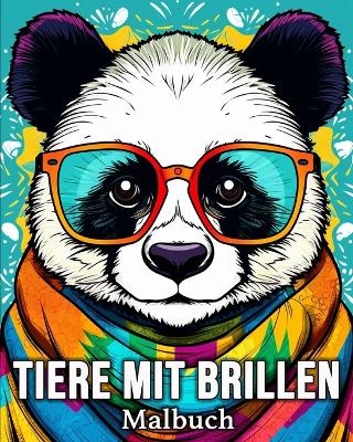Tiere mit Brillen Malbuch
