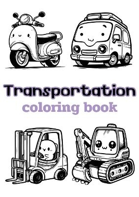 Transportation coloring book