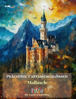 Prächtige Fantasieschlösser - Malbuch - Atemberaubende Schlösser zum Ausmalen und Flüchten