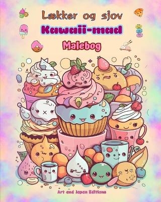 Lækker og sjov Kawaii-mad Malebog Søde kawaii-designs til madelskere