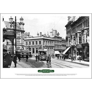 Lost Tramways of Wales Poster: Commercial Street, Newport