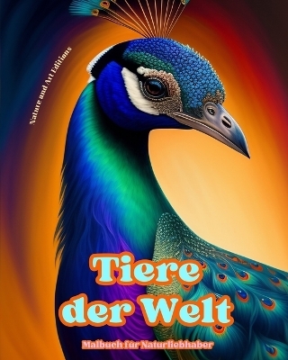 Tiere der Welt - Malbuch f&uuml;r Naturliebhaber - Kreative und entspannende Szenen aus der Tierwelt - Art Editions,  Nature