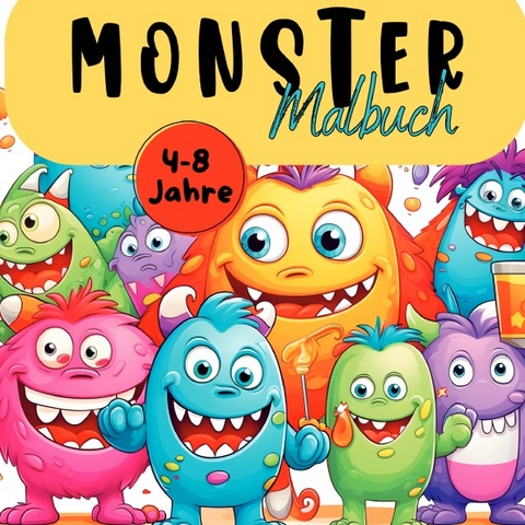 Monster Malbuch - Lucy&acute;s Tier Malb&uuml;cher