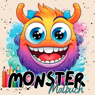 Monster Malbuch ab 4 Jahren