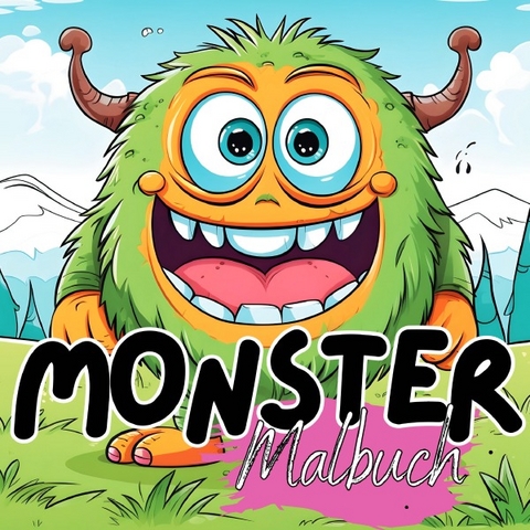 Malbuch Monster - Lucy&acute;s Tier Malb&uuml;cher