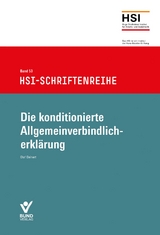 Die konditionierte Allgemeinverbindlicherkl&auml;rung