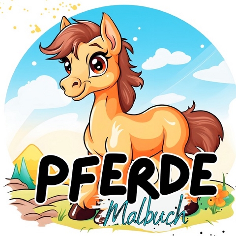 Malbuch Tiere / Pferde Malbuch - Lucy&acute;s Tier Malb&uuml;cher