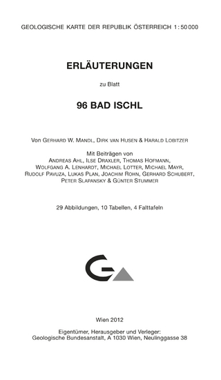 Erläuterungen zu Blatt 96 Bad Ischl