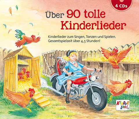 &Uuml;ber 90 tolle Kinderlieder