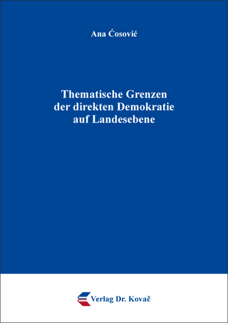 Thematische Grenzen der direkten Demokratie auf Landesebene