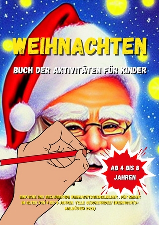 Coloring Book Christmas / Weihnachten Buch der Aktivitäten für Kinder