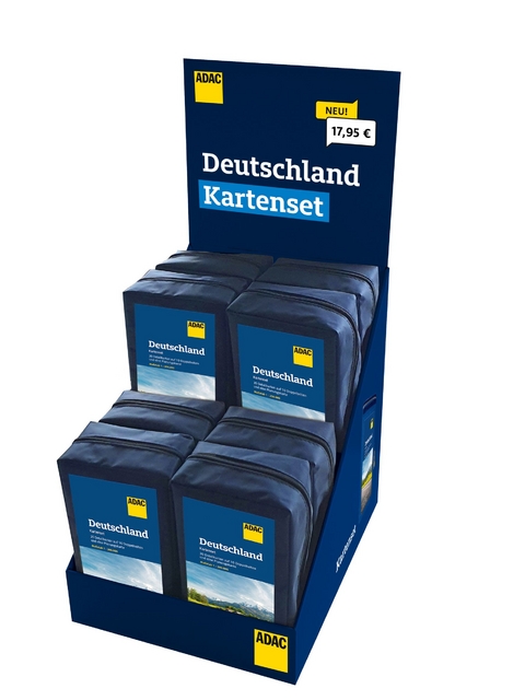 ADAC Stra&szlig;enkarten Kartenset Deutschland 8er Display