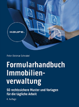 Formularhandbuch Immobilienverwaltung - Schnabel, Peter-Dietmar