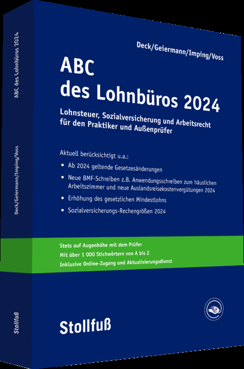 ABC des Lohnb&uuml;ros 2024 - Dr. Andreas Imping, Holm Geiermann, Wolfgang Deck, Rainer Voss