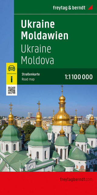 Ukraine - Moldawien, Straßenkarte 1:1.000.000, freytag & berndt